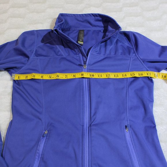 MONDETTA Women S Blue Full Zip Long Sleeve Jacket - Picture 2 of 9